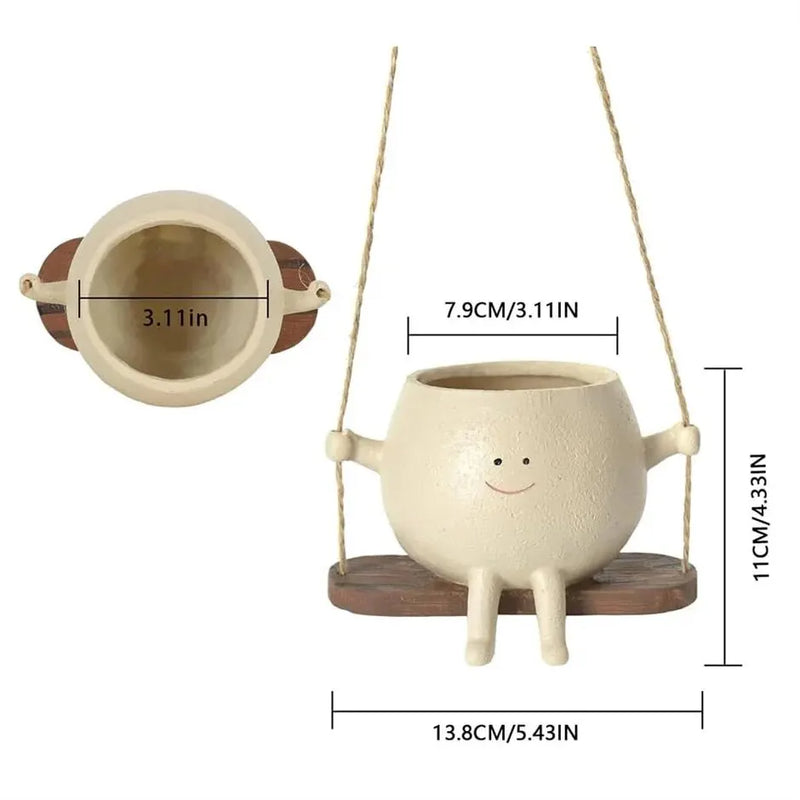 Telindo™ Swingende Smiley Plantpot