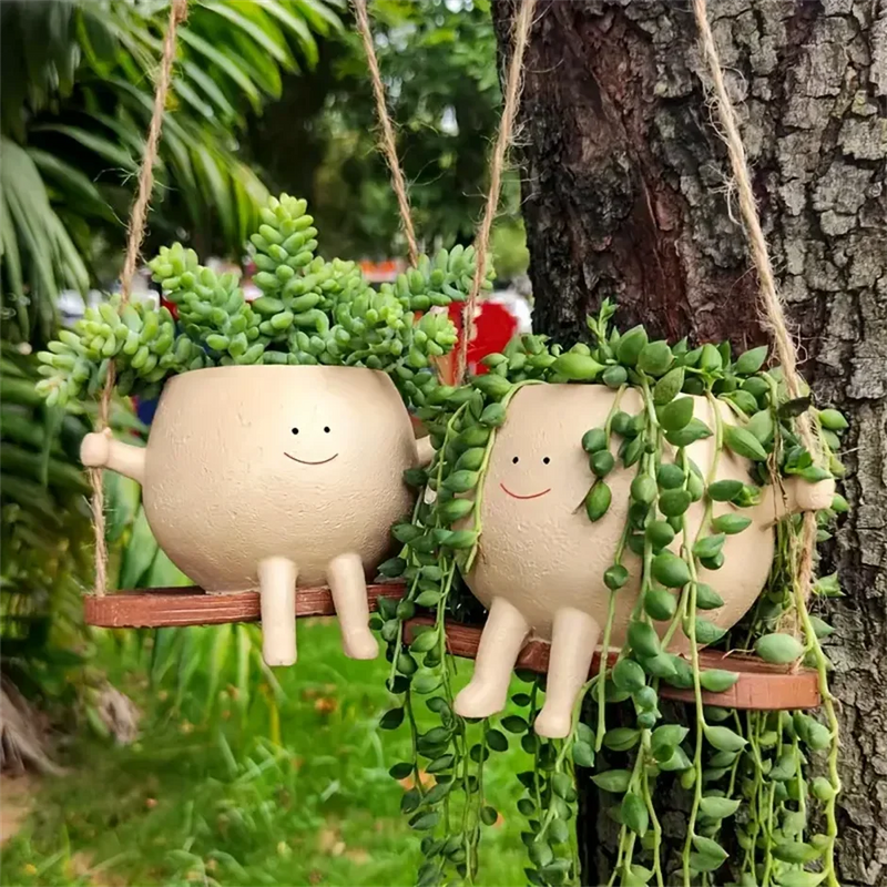 Telindo™ Swingende Smiley Plantpot