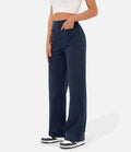 Telindo™ High-waisted Elastische Casual Broek